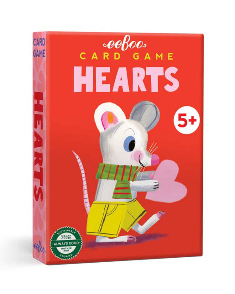 Little eeBoo play hearts playing cards