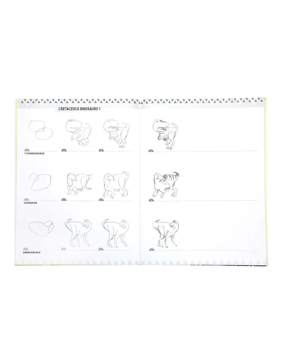 Little eeboo play learn to draw dinosaurs
