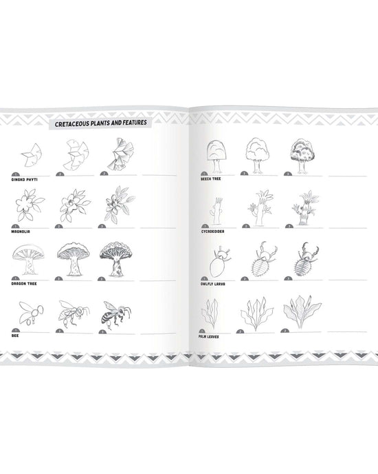 Little eeboo play learn to draw dinosaurs
