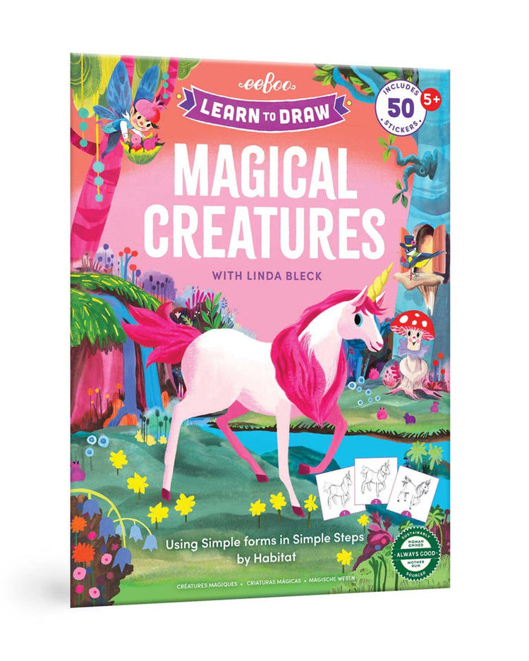 Little eeboo play learn to draw magical creatures