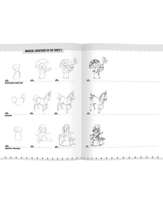Little eeboo play learn to draw magical creatures