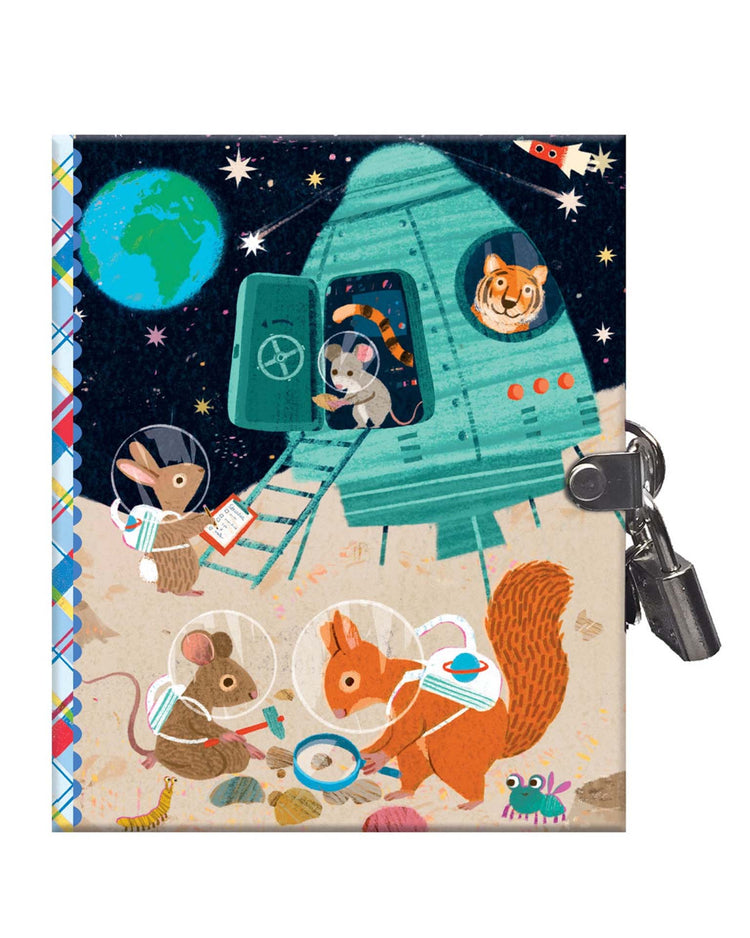 Little eeboo play victoria very small journal in space adventure