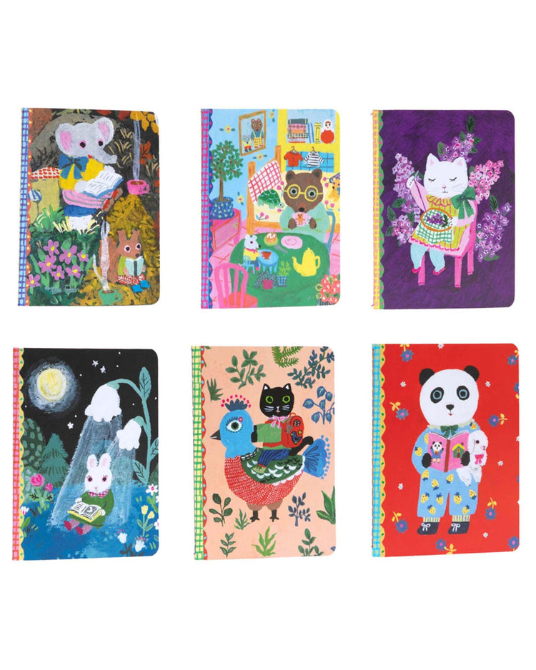 Little eeboo play yumi tiny journals assorted