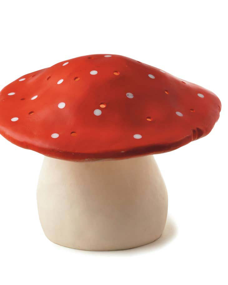 Little egmont home large mushroom light in red