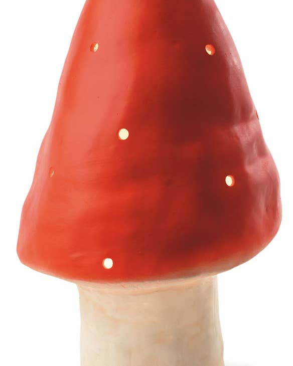 Little egmont home small mushroom light in red