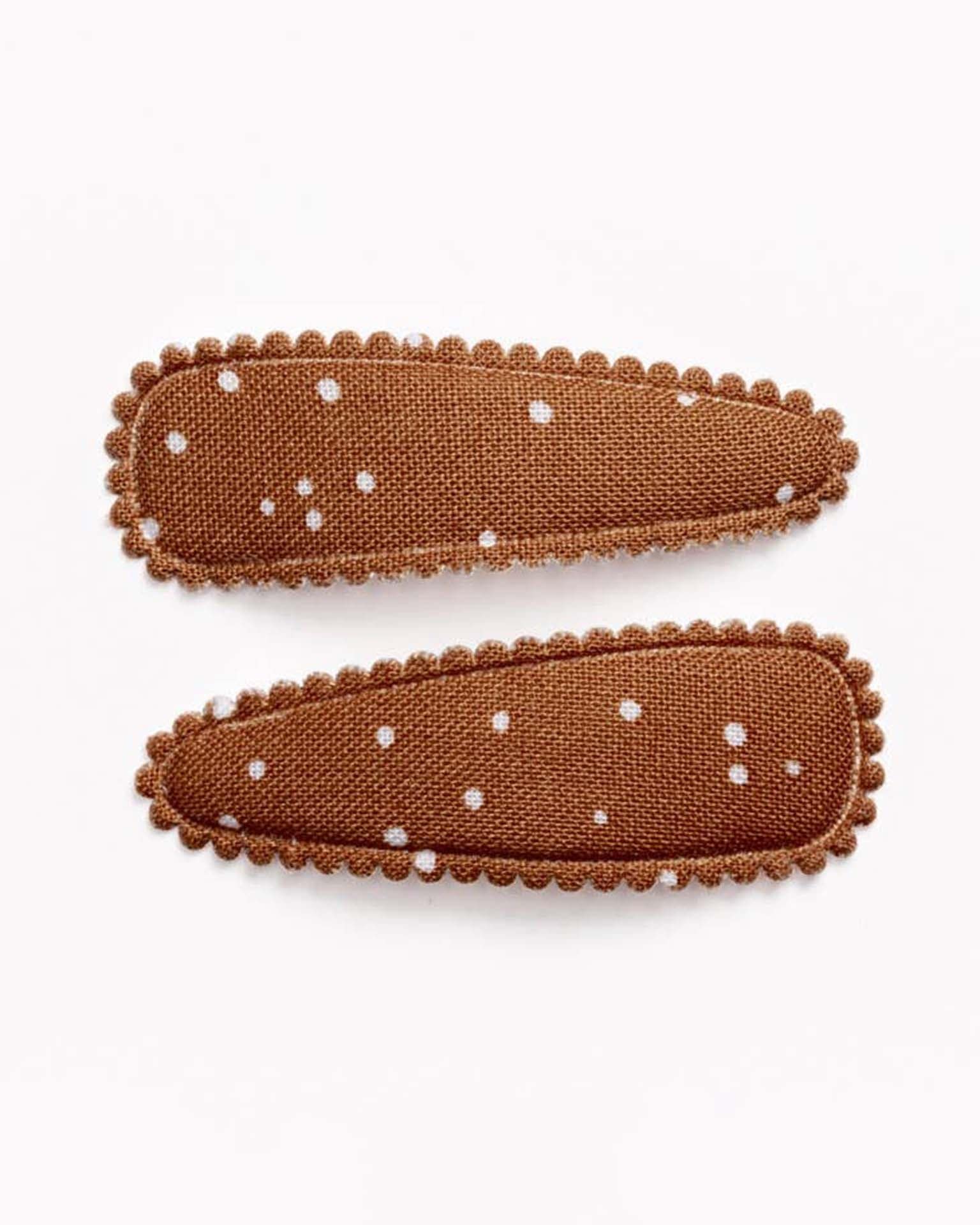 chai burnt orange hair clips Little