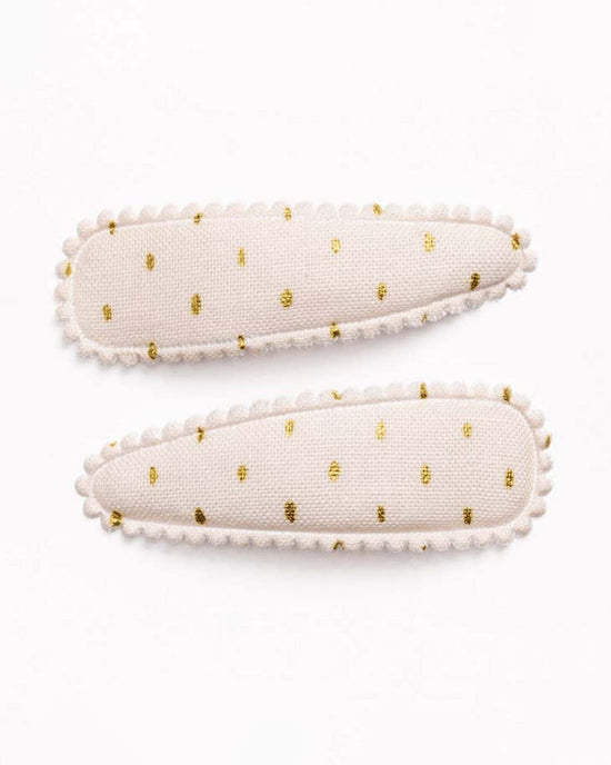 Little frankie + claude accessories stella pink & gold hair clips