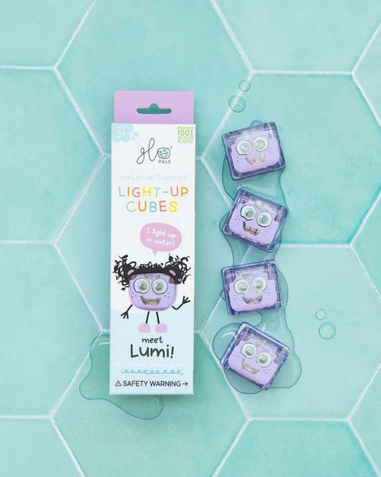 Little glo pals play glo pals lumi light-up cubes