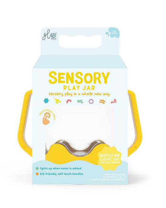 Little glo pals play yellow sensory play jar