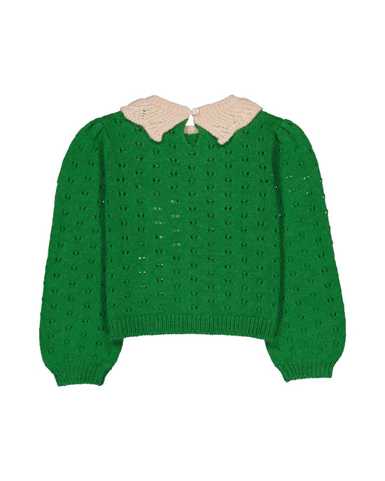 Little hello simone kids mathilde sweater green