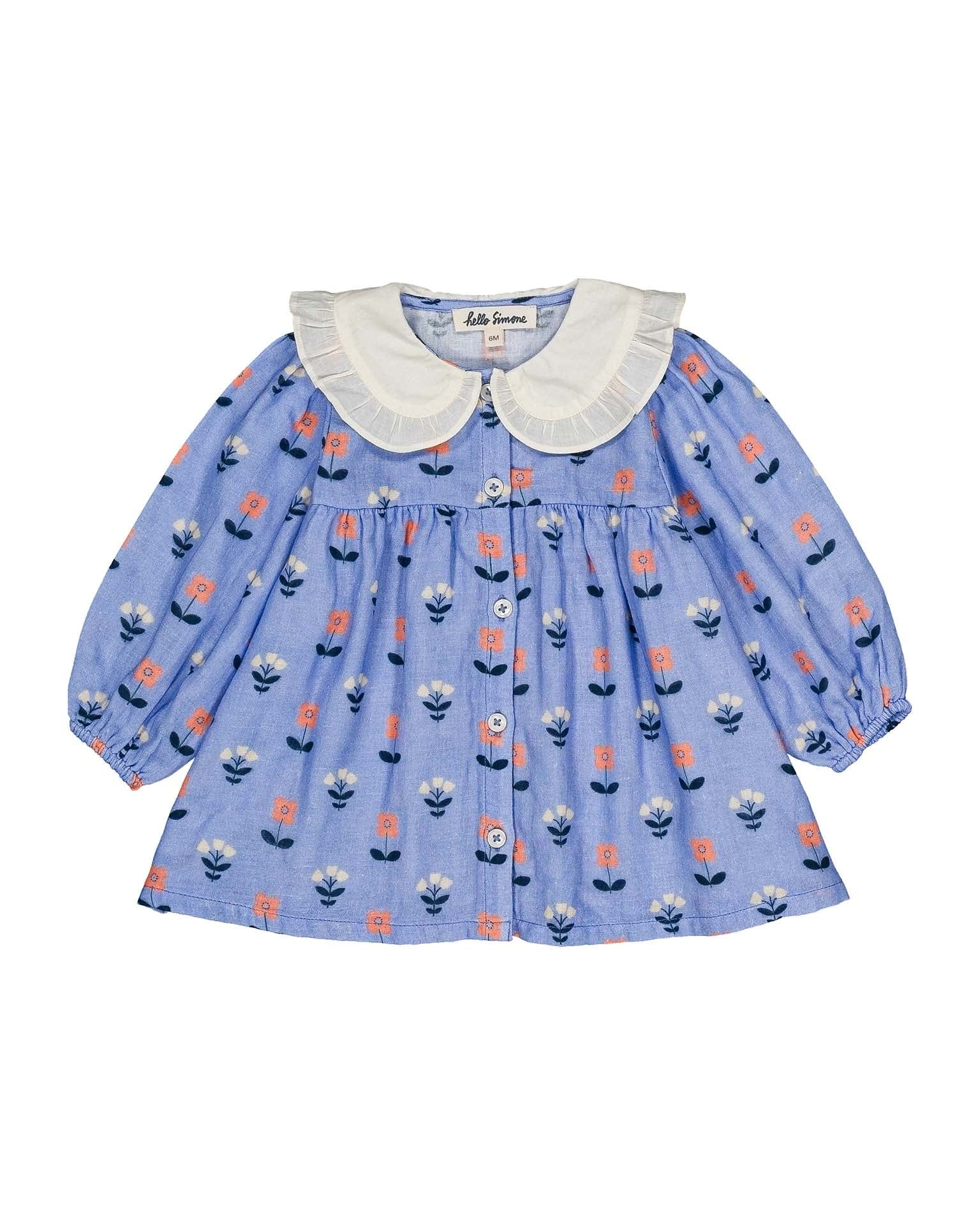prunette baby dress in lola lavender