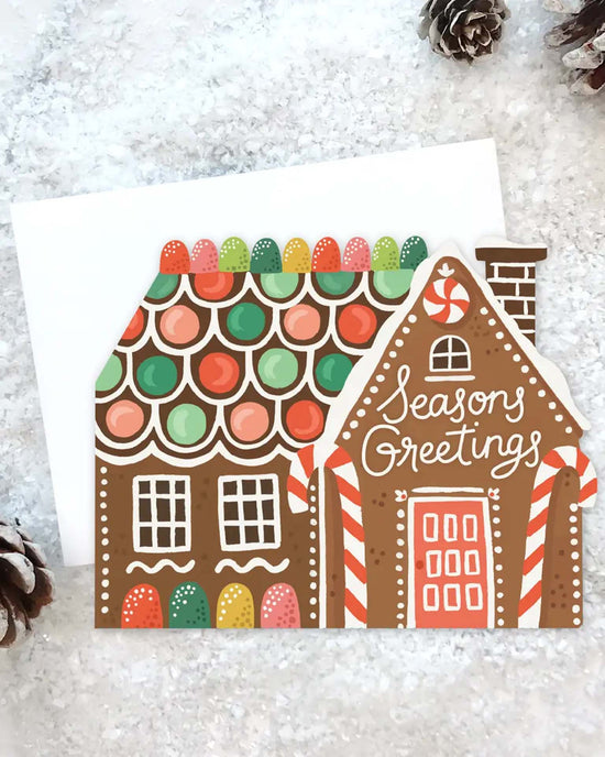 Little idlewood co. party gingerbread house card