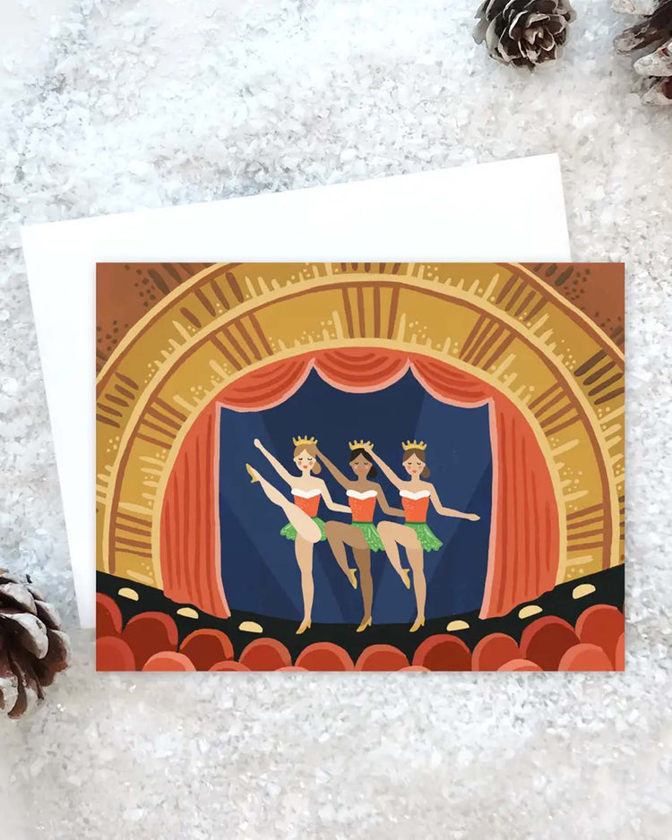 Little idlewood co. party NYC holiday rockettes card