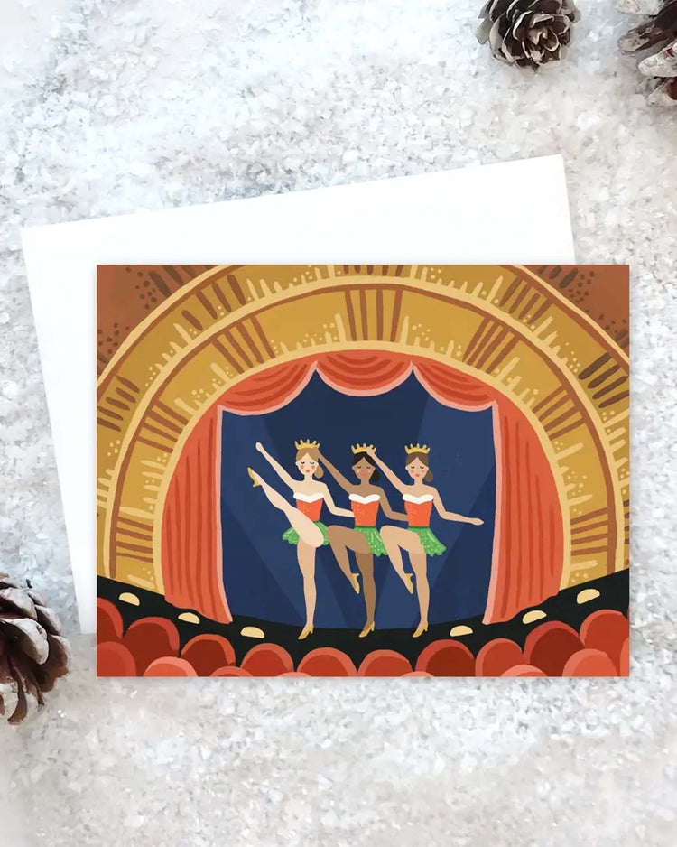 Little idlewood co. party NYC holiday rockettes card box set of 8