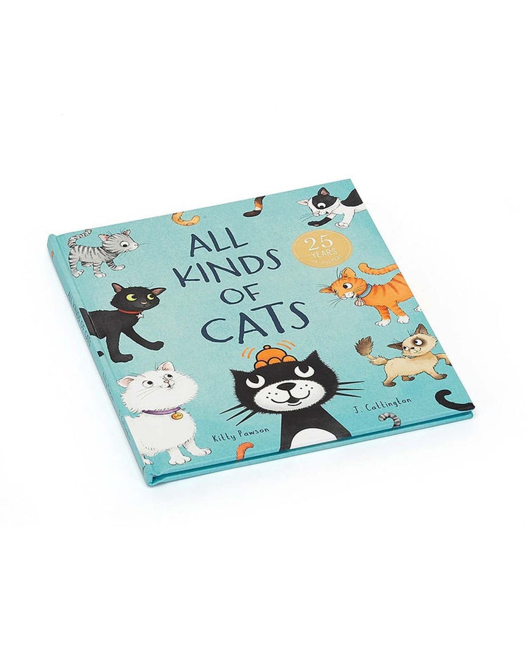 Jellycat Book: All Kinds of Cats. 

Revised: Jellycat all kinds of cats book.