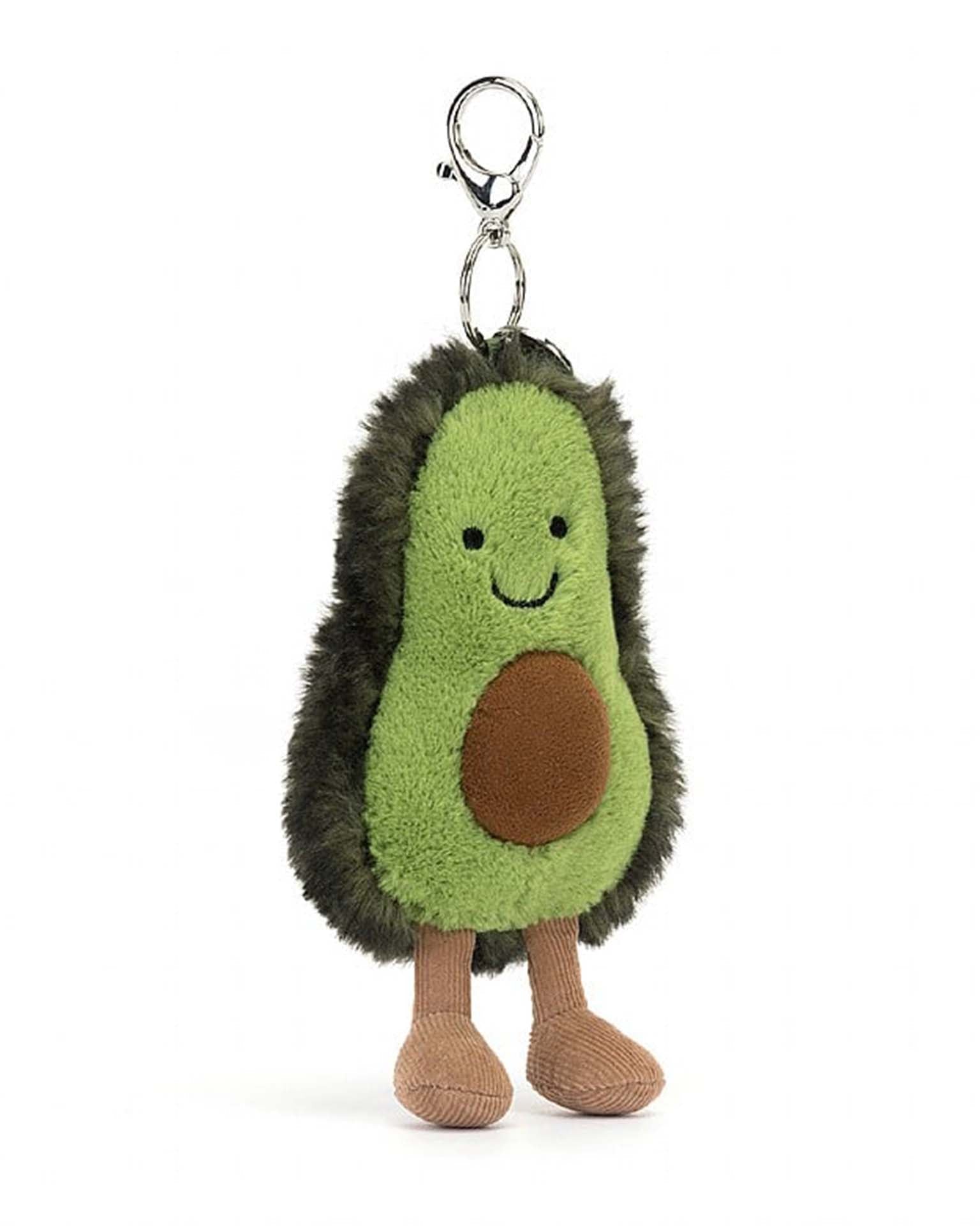 Little jellycat play amuseable avocado bag charm