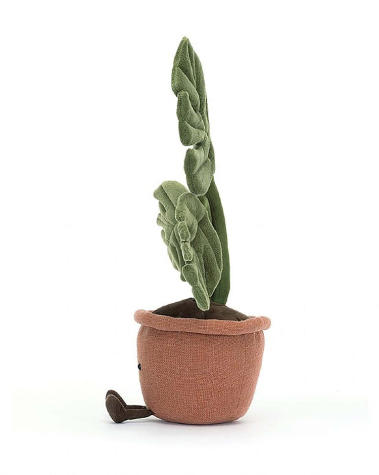 Little jellycat play amuseable monstera plant