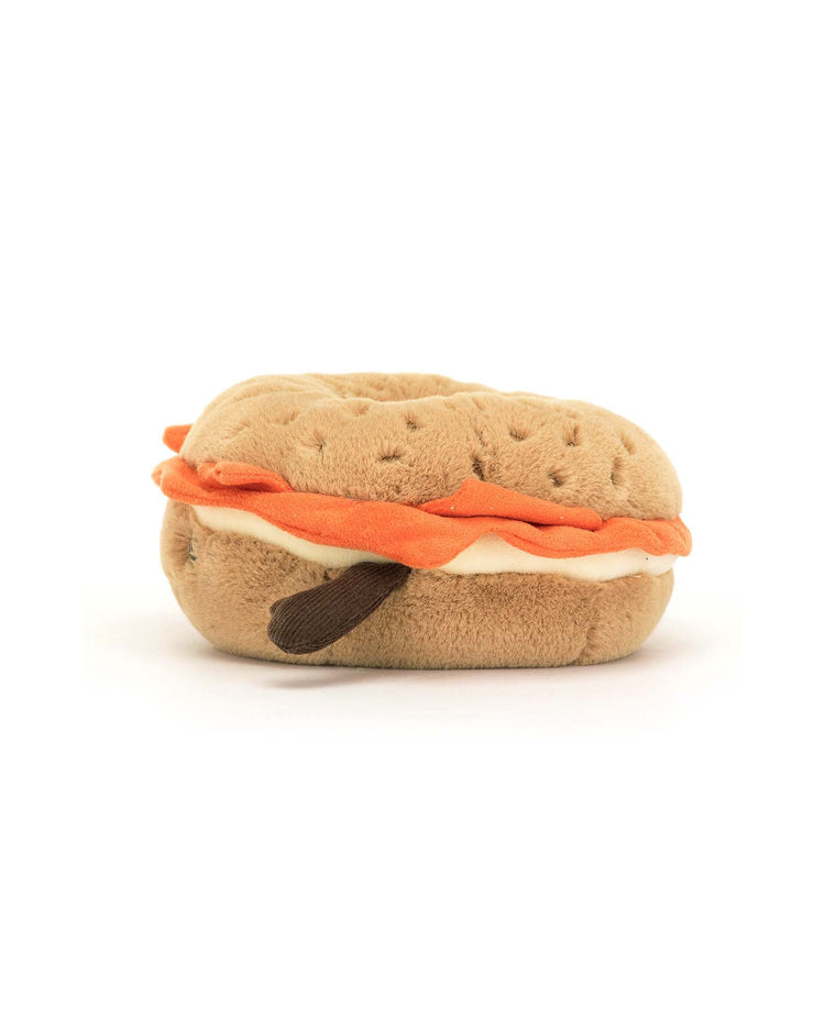 Little jellycat play amuseables bagel