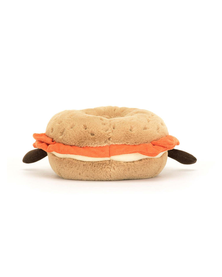 Little jellycat play amuseables bagel