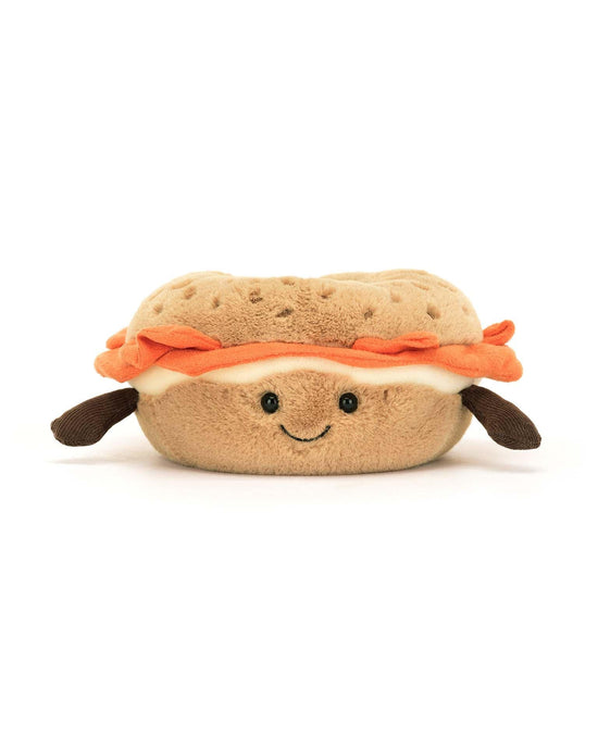 Little jellycat play amuseables bagel