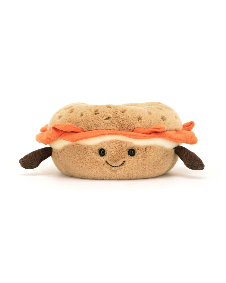 Little jellycat play amuseables bagel