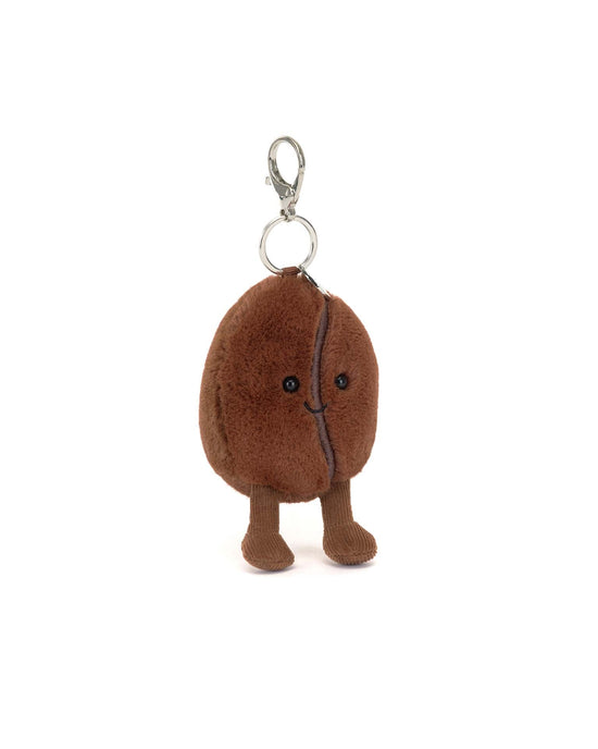 Little jellycat play amuseables coffee bean bag charm