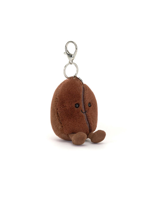 Little jellycat play amuseables coffee bean bag charm