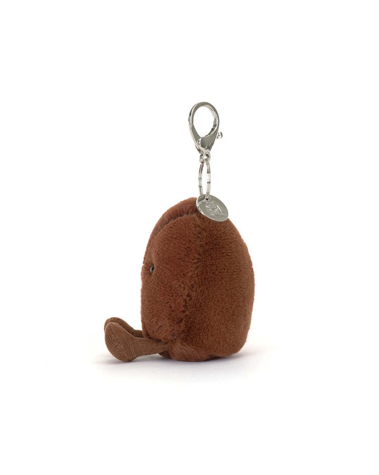Little jellycat play amuseables coffee bean bag charm