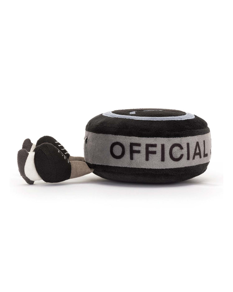 Little jellycat play amuseables sports ice hockey puck