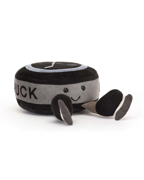 Little jellycat play amuseables sports ice hockey puck
