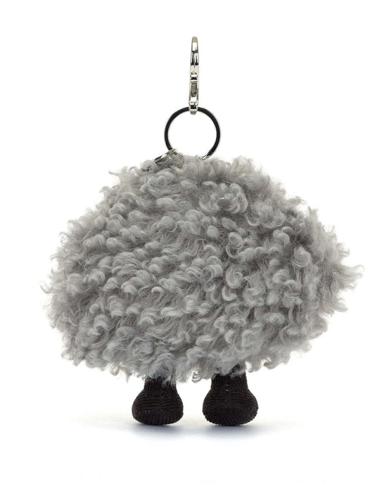 Little jellycat play amuseables storm cloud bag charm