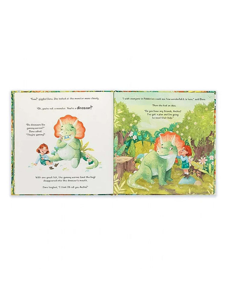 Little jellycat play archie, my dinosaur friend book