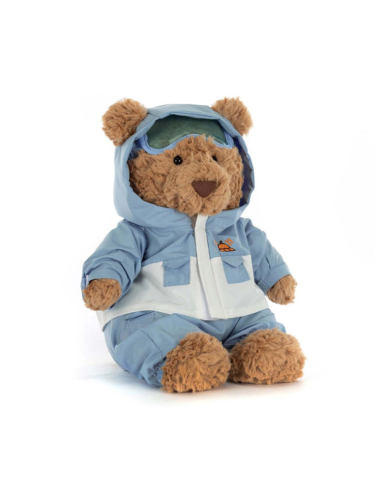 Little jellycat play bartholomew bear 'snow suit'