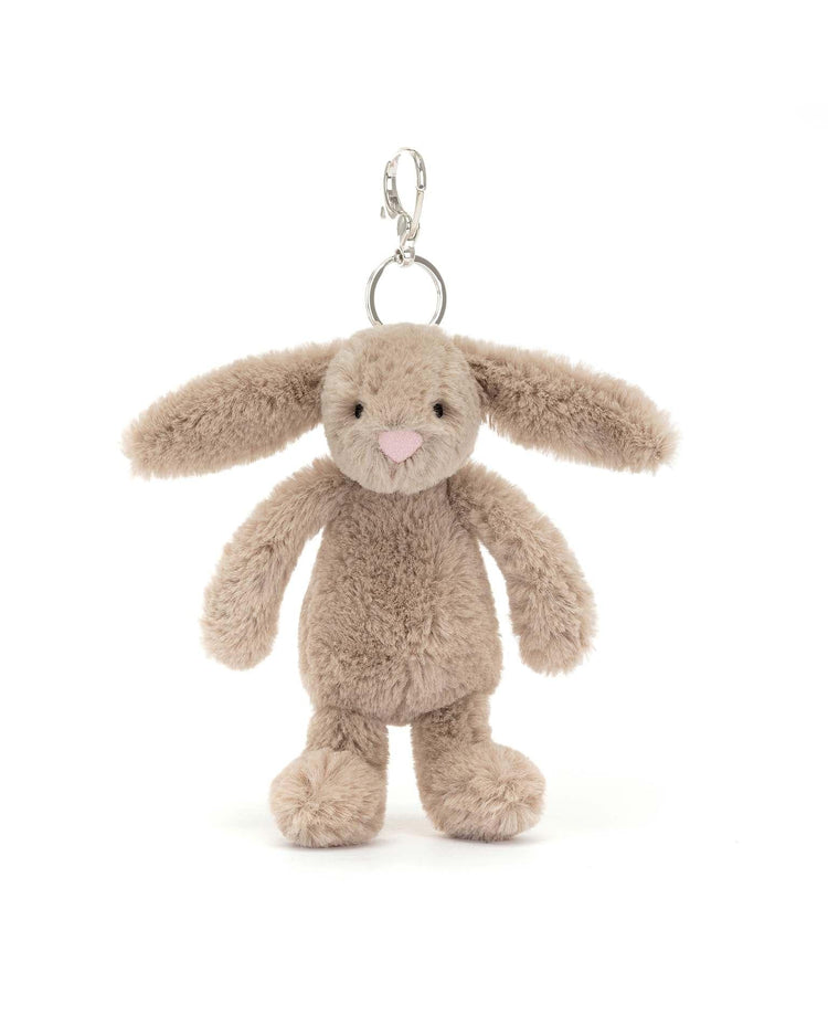 Little jellycat play bashful beige bunny bag charm