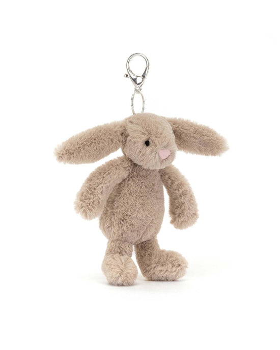 Little jellycat play bashful beige bunny bag charm