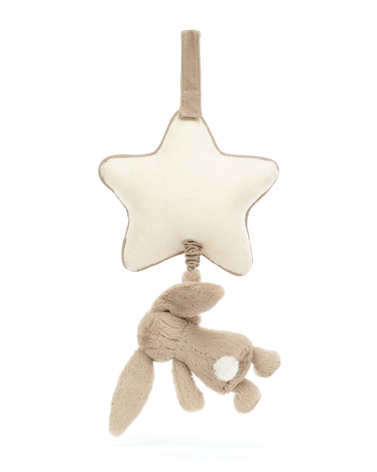 Jellycat Bashful Beige Bunny Musical Pull Jellycat Bashful Beige Bunny Musical Pull