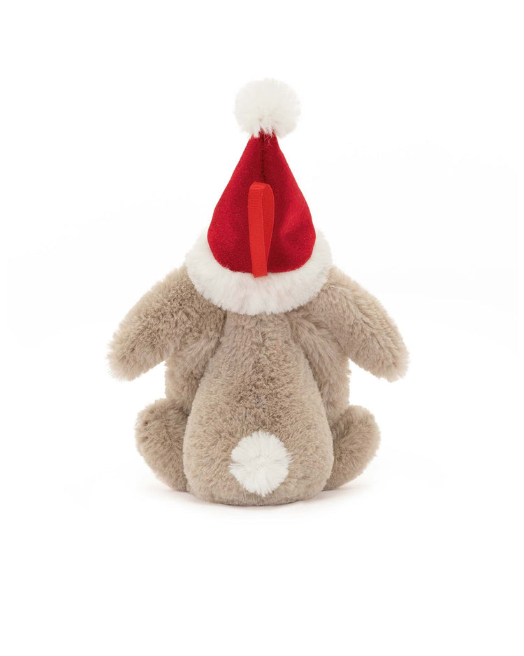 Little jellycat play bashful christmas bunny ornament