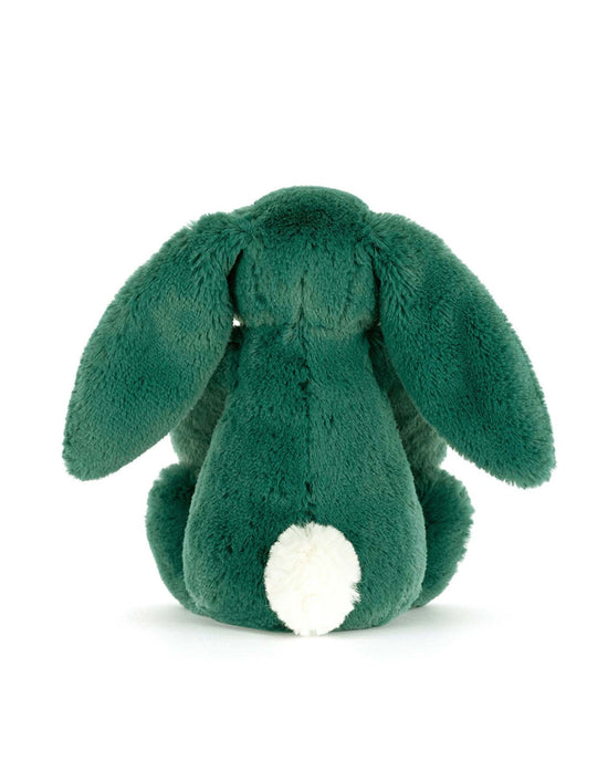 Little jellycat play bashful christmas bunny teal