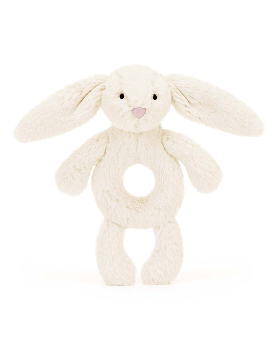 Little jellycat play bashful cream bunny ring rattle