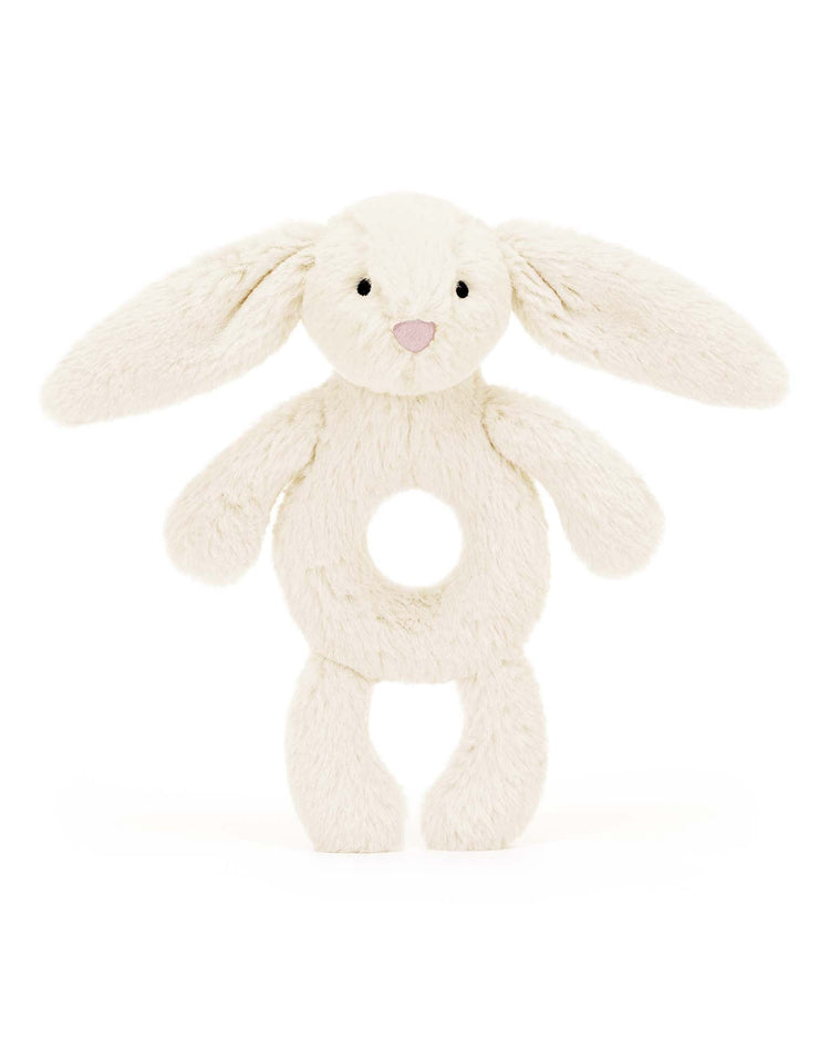 Little jellycat play bashful cream bunny ring rattle