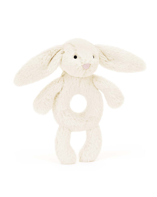 Little jellycat play bashful cream bunny ring rattle
