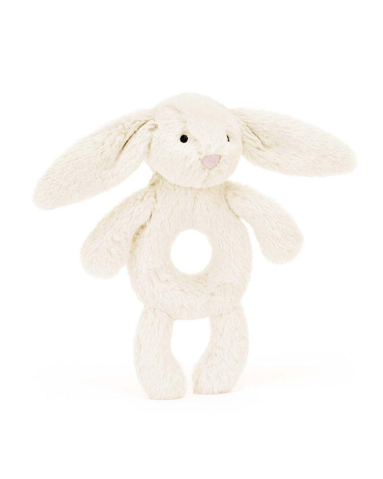 Little jellycat play bashful cream bunny ring rattle