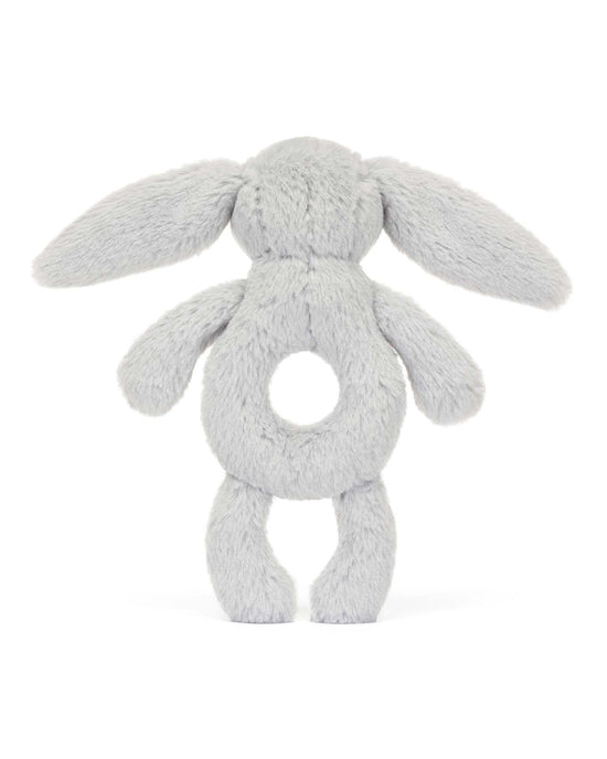 Little jellycat play bashful grey bunny ring rattle