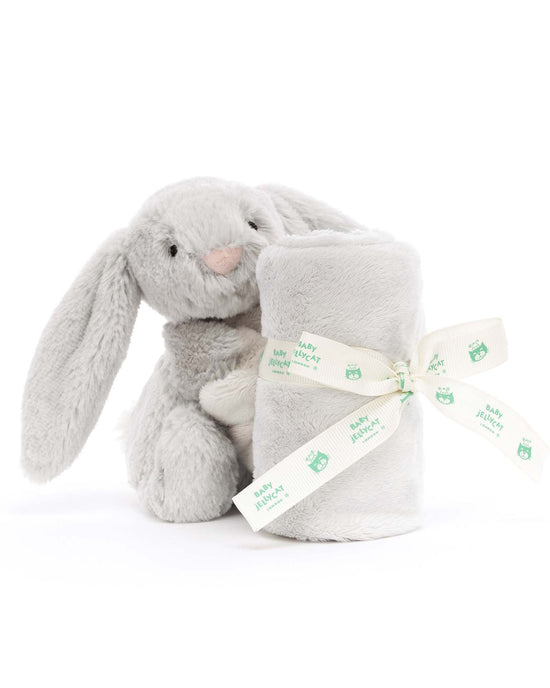 Little jellycat play bashful grey bunny soother