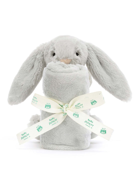 Little jellycat play bashful grey bunny soother