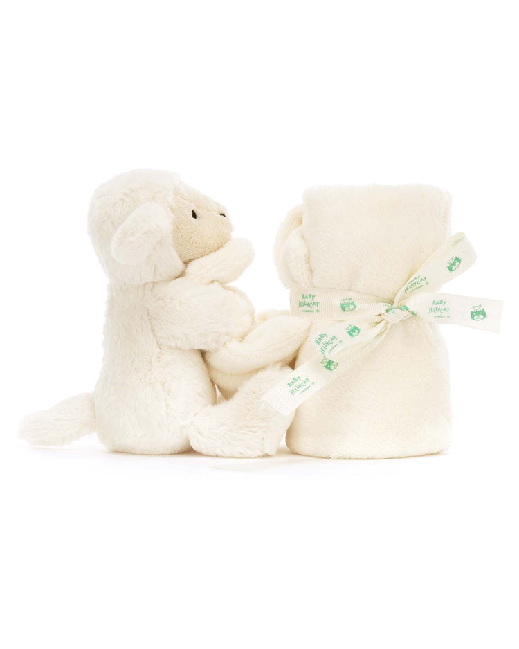 Little jellycat play bashful lamb soother