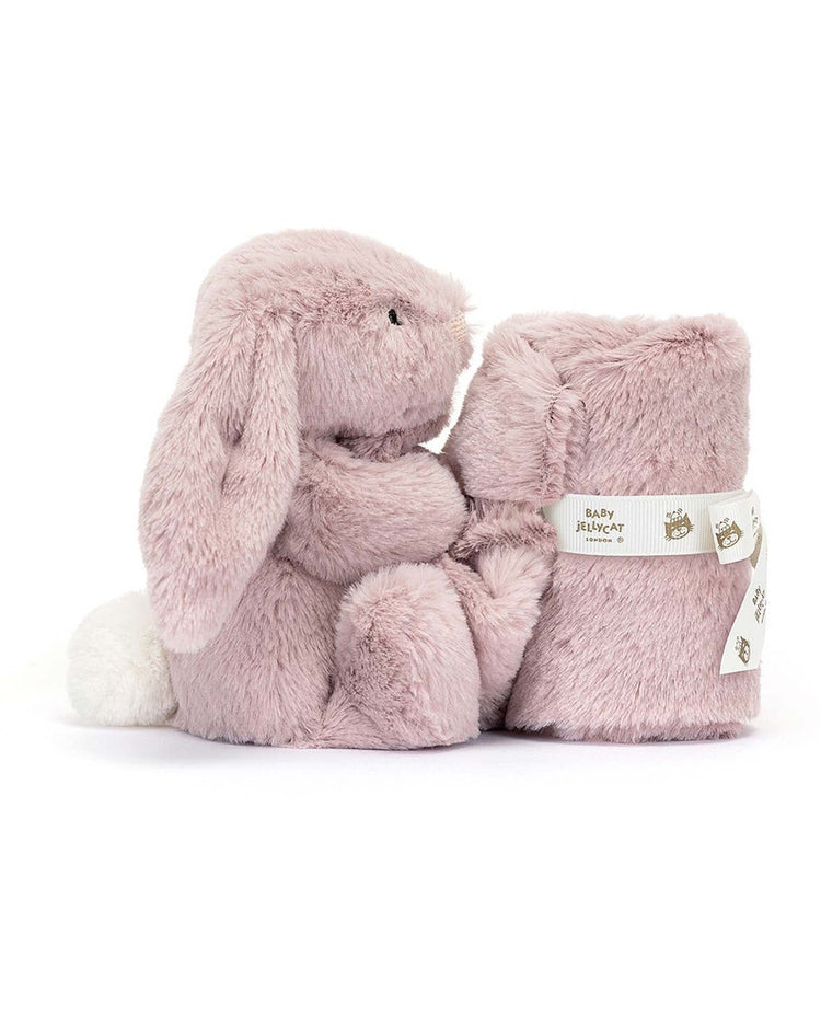 Little jellycat play bashful luxe bunny rosa soother