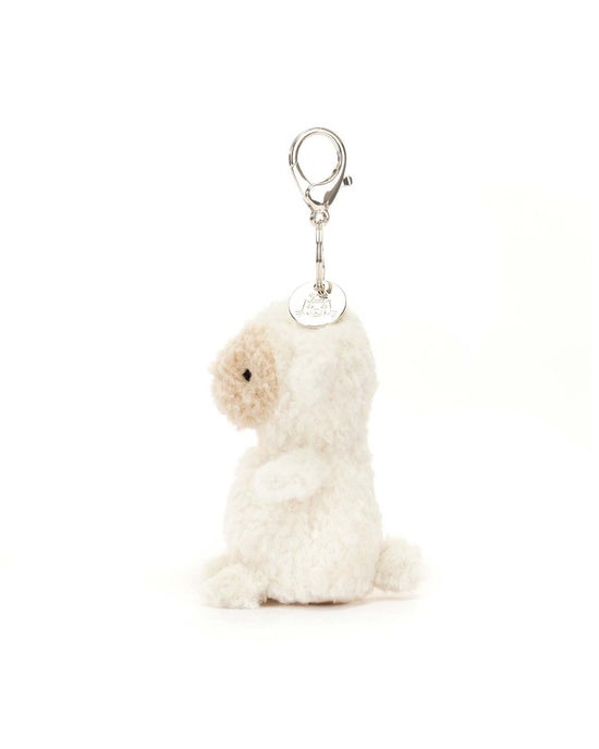 Little jellycat play little lamb bag charm