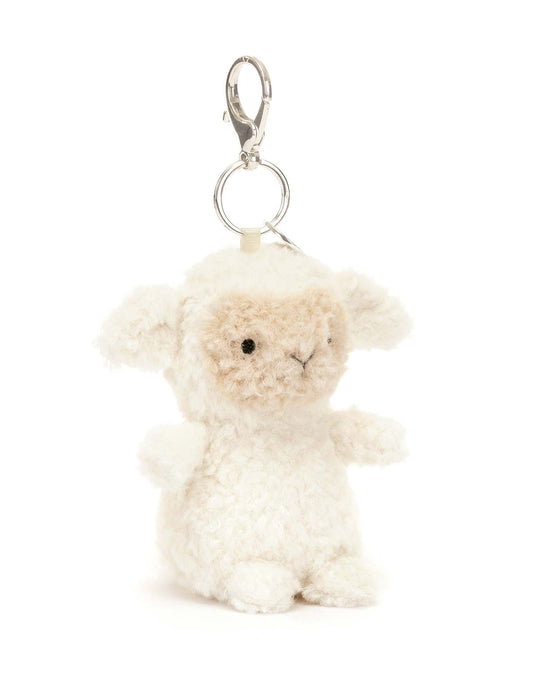 Little jellycat play little lamb bag charm