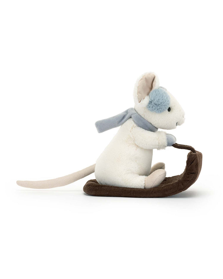 Little jellycat play merry mouse sleighing